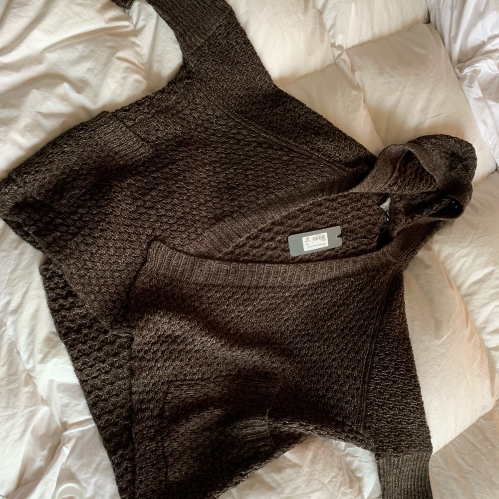 Brown Hooded Sweater
